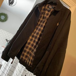Polo by Ralph Lauren Black jacket man’s size medium euc